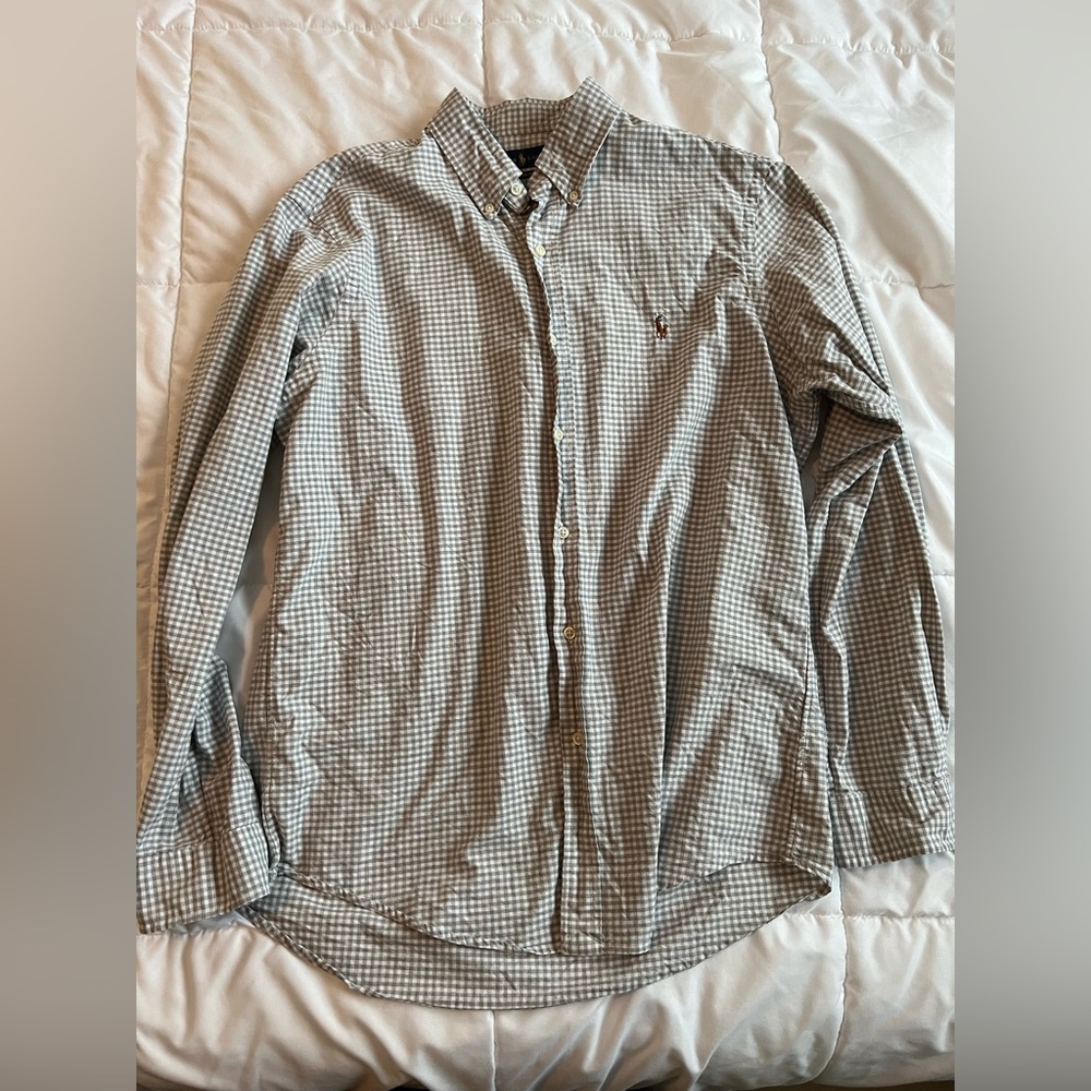 Ralph Lauren Classic Fit button down checkered shirt.